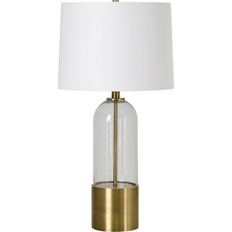 Theodore One Light Table Lamp in Plated Antique Brushed Brass,Clear (443|LPT1189-SET2)