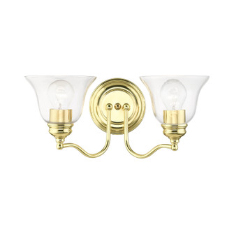 Moreland Two Light Vanity Sconce in Polished Brass (107|16932-02)