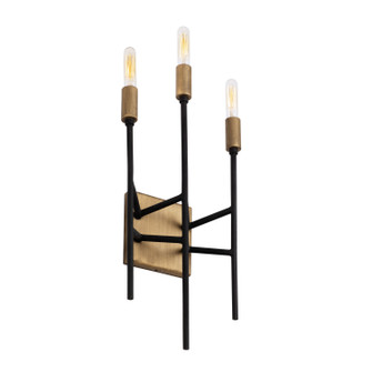 Bodie Three Light Wall Sconce in Havana Gold/Carbon (137|314W03HGCB)