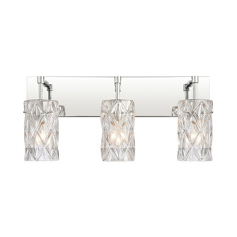 Formade Crystal Three Light Vanity in Polished Chrome (45|82192/3)