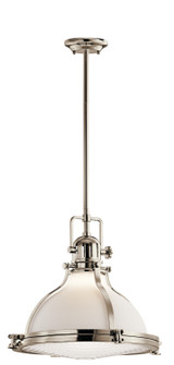 Hatteras Bay One Light Pendant in Polished Nickel (12|43767PN)