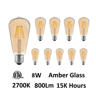 Bulbs Light Bulb in Glass (401|ST19K2700W8-10)