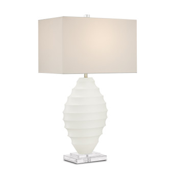 Abbeville One Light Table Lamp in White/Clear/Polished Brass (142|6000-0815)