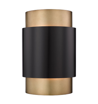 Harlech Two Light Wall Sconce in Bronze/Rubbed Brass (224|739S-BRZ-RB)