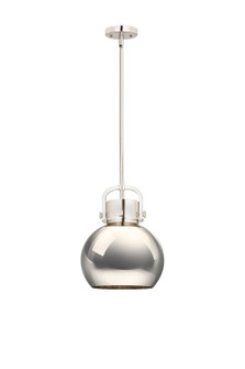 Downtown Urban One Light Pendant in Polished Nickel (405|410-1SM-PN-M410-10PN)
