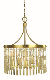 Holly Six Light Chandelier in Brushed Brass (8|5755 BR)
