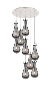 Downtown Urban LED Pendant in Polished Nickel (405|119-451-1P-PN-G451-5SM)