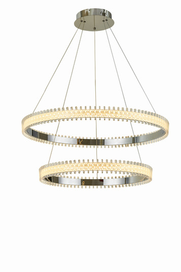 Fusion LED Foyer Chandelier in Chrome (343|T1048-CH)