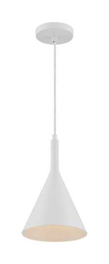 Lightcap One Light Pendant in Matte White (72|60-7137)