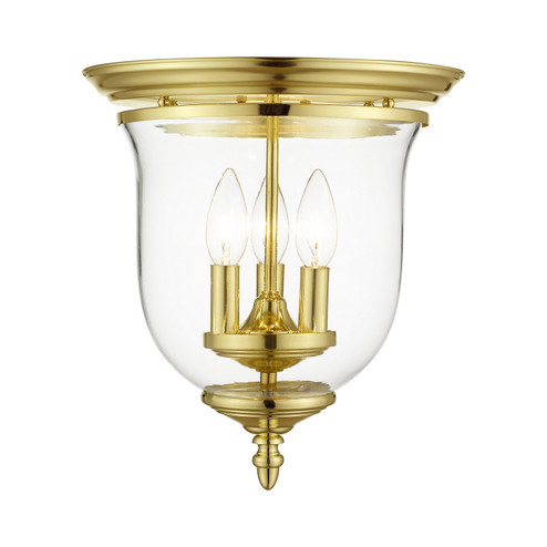 Legacy Three Light Ceiling Mount in Polished Brass (107|5021-02)