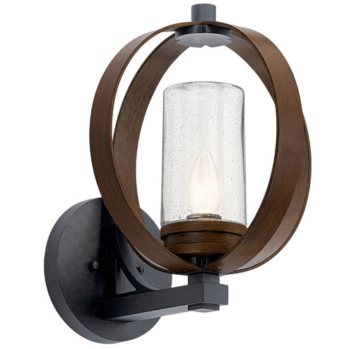 Grand Bank One Light Outdoor Wall Mount in Auburn Stained Finish (12|59067AUB)