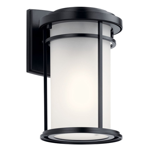 Toman LED Outdoor Wall Mount in Black (12|49686BKL18)