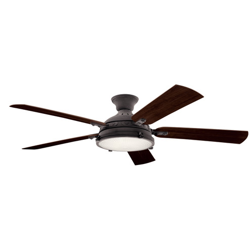 Hatteras Bay 60''Ceiling Fan in Weathered Zinc (12|310017WZC)