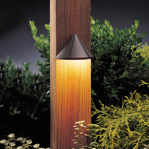 Six Groove One Light Landscape Deck in Textured Architectural Bronze (12|15065AZT)