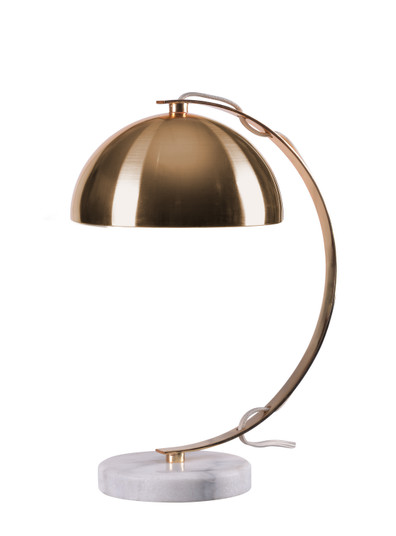Bubble One Light Desk Lamp in Plated Gold w/Marble (87|33217GLD)