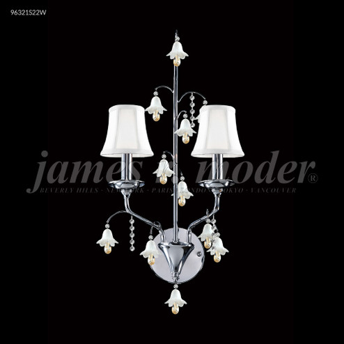 Murano Two Light Wall Sconce in Silver (64|96321S2SW)