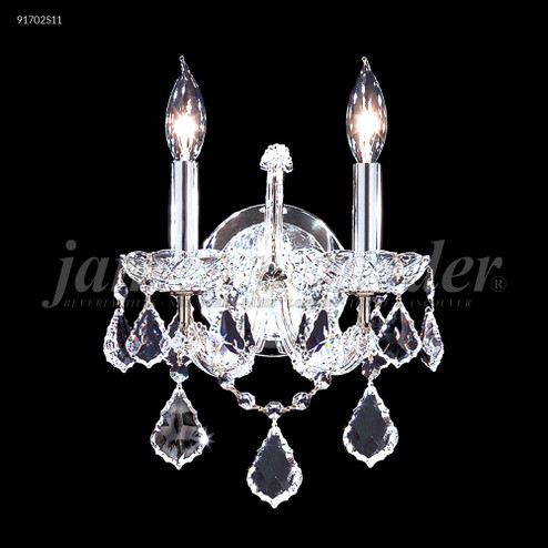 Maria Theresa Grand Two Light Wall Sconce in Silver (64|91702S0TX)