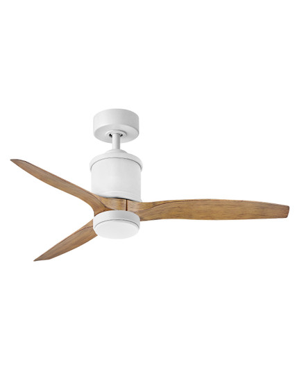 Hover 52``Ceiling Fan in Matte White With Koa Blades (13|900752FWK-LWD)