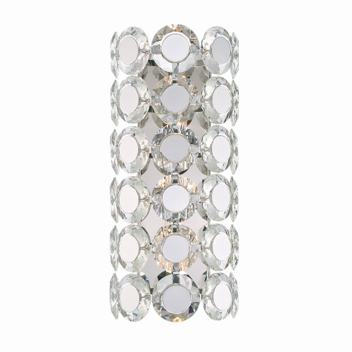 Perrene Two Light Wall Sconce in Chrome (40|44283-018)