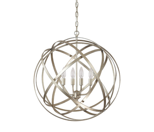 Axis Four Light Pendant in Winter Gold (65|4234WG)
