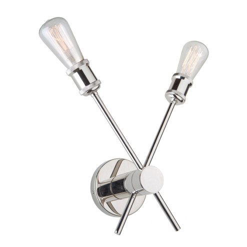 Tribeca Two Light Wall Mount in Polished Nickel (78|AC10781PN)