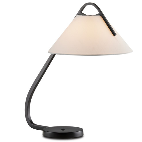 One Light Desk Lamp in Satin Black/Brushed Brown (142|6000-0780)