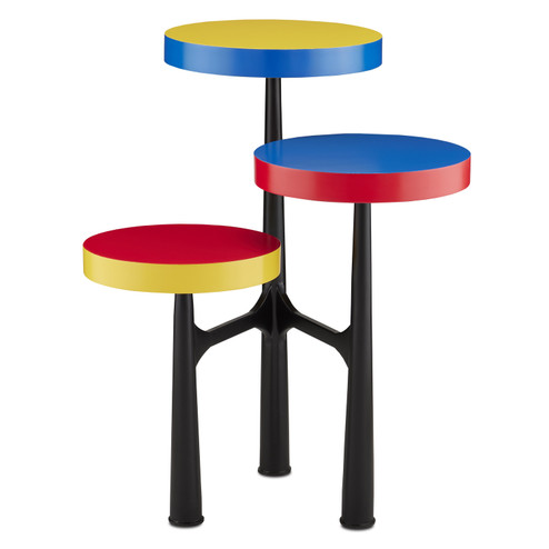 Accent Table in Red/Blue/Yellow (142|4000-0133)