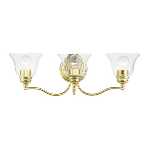 Moreland Three Light Vanity Sconce in Polished Brass (107|16933-02)