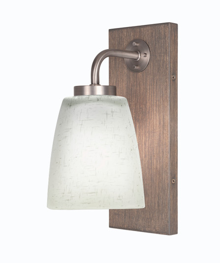 Oxbridge One Light Wall Sconce in Graphite & Painted Distressed Wood-look (200|1771-GPDW-460)