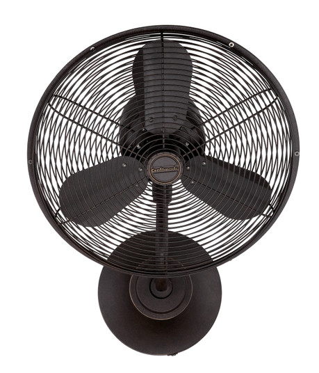 Bellows I Hard-wired 14`` Wall Fan in Aged Bronze Textured (46|BW116AG3-HW)