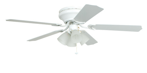 Brilliante 4 Light 52''Ceiling Fan in White (46|BRC52WW5C)