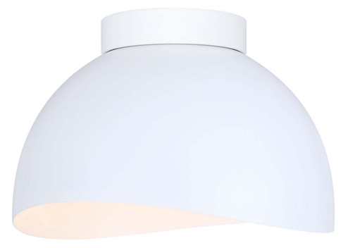 Henlee One Light Flush Mount in White (387|IFM1122A11WH)