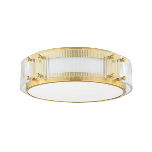 Clifford LED Flush Mount in Aged Brass (70|4714-AGB)