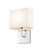 Saxon One Light Wall Sconce in Polished Nickel (224|815-1S-PN)