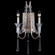 Barcelona Two Light Wall Sconce in Transcend Silver (137|270W02TR)