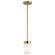 Ciona One Light Mini Pendant in Brushed Natural Brass (12|52431BNB)
