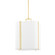 Downing One Light Pendant in Aged Brass (70|5413-AGB)