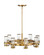 Reeve LED Chandelier in Heritage Brass (13|38106HB)
