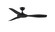 GlideAire 52``Ceiling Fan in Black (26|FPD8520BL)
