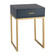 Shagreen Accent Table in Navy (45|180-011)