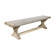 Pirate Bench in Polished Concrete (45|157-067)