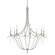 Metro Eight Light Chandelier in Antique Silver (60|438-SA)
