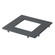 Direct To Ceiling Unv Accessor 6in Square Slim Downlight Trim in Textured Black (12|DLTSL06SBKT)