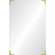 Eros Mirror in Clear,Antique Brass (443|MT2418)
