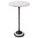 Sentry Accent Table in Black Iron With Antique Brushed Brass (52|25231)