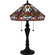 Tiffany Two Light Table Lamp in Matte Black (10|TF16142MBK)