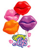 sour and original lollipop fundraiser candy display for school sales
novelty lip shaped lollipops for fun team fundraising
