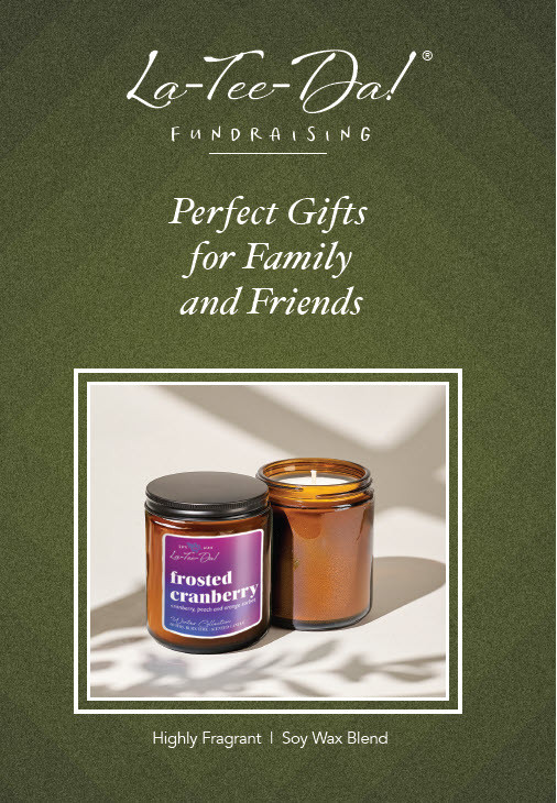la tee da candle fundraiser for schools and sports teams