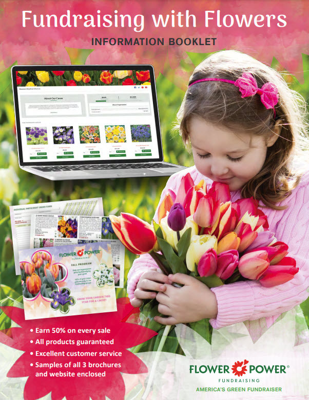 flower fundraiser for schools and sports teams flower power program