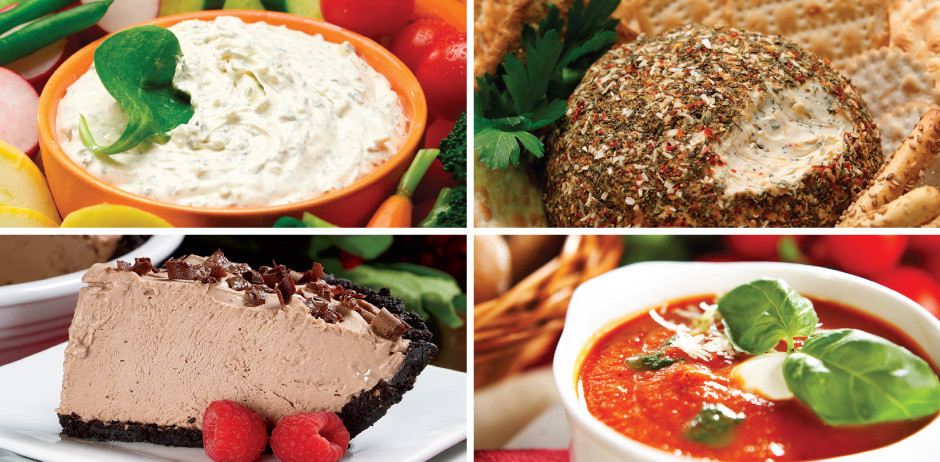 gourmet meal fundraiser products for school groups
food brochure fundraiser display for team fundraising